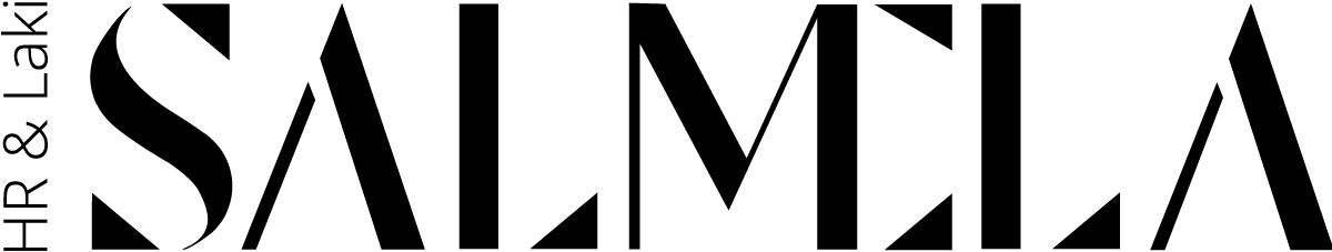 Musta HR & Laki Salmela -logo.